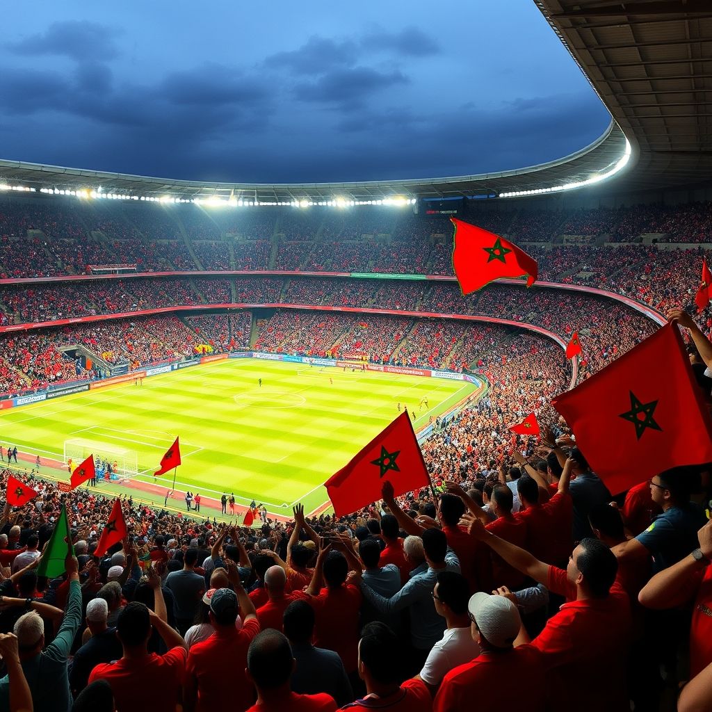 半岛体育综合官网-摩洛哥瓦赫达主场气氛火爆，球迷助威成强大后盾