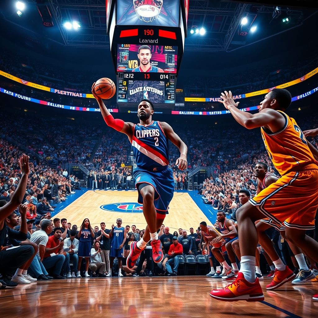 半岛体育官方网站入口-莱昂纳德独揽40分，快船主场险胜湖人，重夺洛杉矶之战宝刀哥称霸